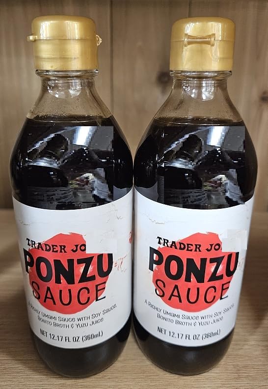 Amazon.com : Trader Joe Ponzu Sauce 12.17fl oz 360ml (Two Glass